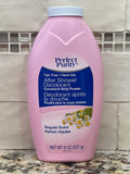4 Bottles Perfect Purity Talc Free After Shower Deodorant Body Powder 8 oz