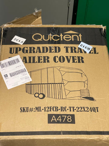 Quictent Upgraded Travel Trailer RV Camper Cover Extra-Thick 6-ply 22-24Ft