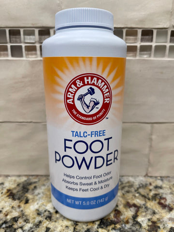 3 Bottles Arm & Hammer Talc-Free Foot Powder 5.0 OZ Deodorant Baking Soda