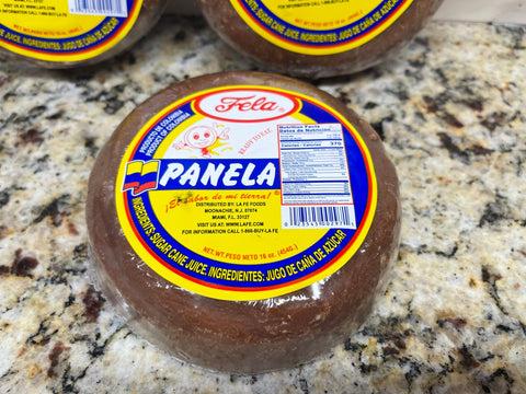 3 CAKES La Fe Fela Panela 16 Oz 100% Pure Brown Sugar Cake Columbian