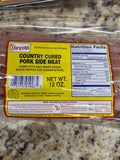 2 PACKS Stevens Country Cured Pork Side Meat 12 oz Ham Seasoning Slices