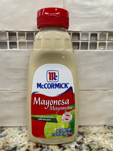 3 Squeeze Bottles McCormick Mayonesa Mayonnaise w Lime Juice 11.6 oz Mayo