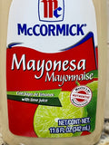 3 Squeeze Bottles McCormick Mayonesa Mayonnaise w Lime Juice 11.6 oz Mayo