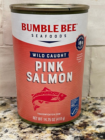 12 CANS Bumble Bee Wild Caught Alaskan Pink Salmon 14.75 oz Can Fish