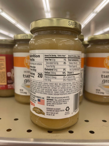 3 Jars of Laura Lynn Home Style Roasted Turkey Gravy, 12 oz