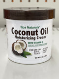 6 JARS Spa Naturals Coconut Oil Moisturizing Cream with Vitamin E 6 oz