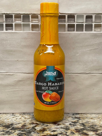 4 BOTTLES Buen Provecho Mango Habanero Hot Sauce 5 Oz Salsa