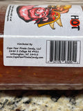 2 JARS Cape Fear Pirate Candy HOT Candied Habanero Bacon Salsa 16 oz Jar NC