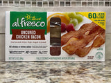 2 Packs of Al Fresco Original Uncured Chicken Bacon, 3 oz