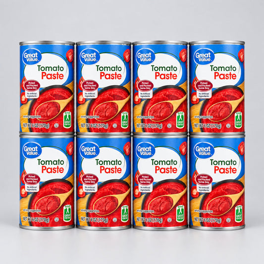 8 Cans Great Value Tomato Paste 6 oz Can (Copy)