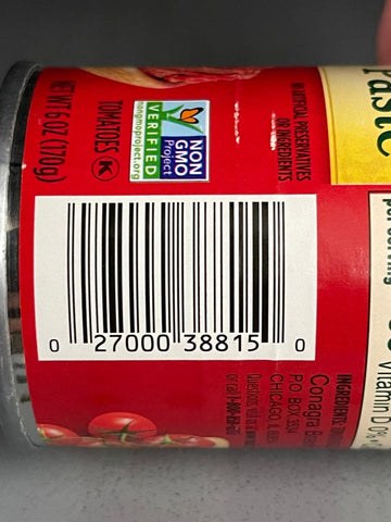 8 Cans of Hunts Tomato Paste 100% Natural Tomatoes, 6 oz