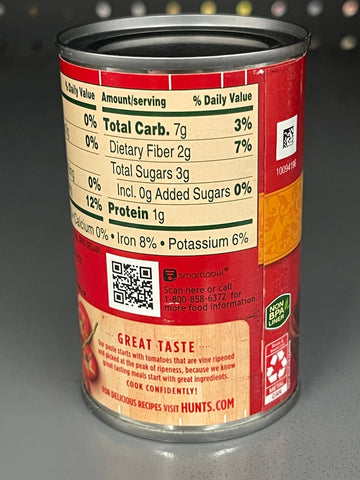 8 CANS Hunts Tomato Paste Basil Garlic Oregano 100% Natural 6 oz Can