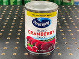6 Cans Ocean Spray Jellied Cranberry Sauce 14 Oz Can
