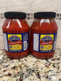 TWO JARS BOTTLES Bookbinder's Cocktail Sauce Seafood 32 Oz shrimp fish clams