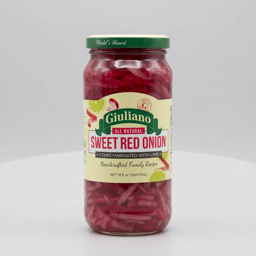 Giuliano Sweet Red Onion Strips, 16 oz