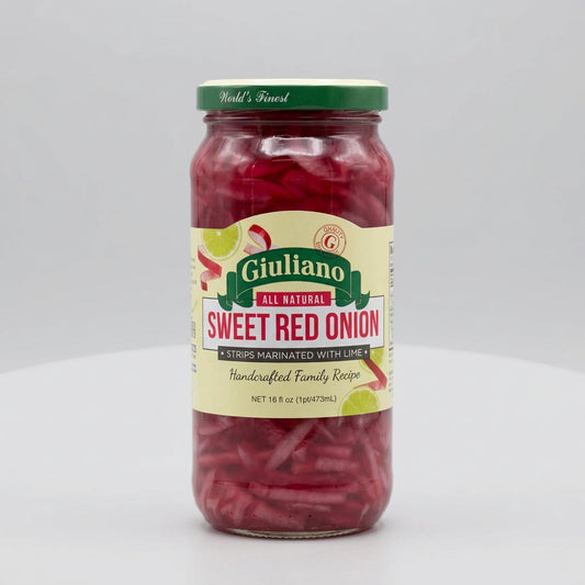 Giuliano Sweet Red Onion Strips, 16 oz