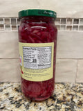 Giuliano Sweet Red Onion Strips 16 oz sweet tangy pickle sandwich