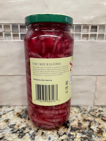 Giuliano Sweet Red Onion Strips, 16 oz