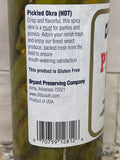 Old South Crisp Hot Pickled Okra 16 oz Jar Pickle Sauce Relish Salad