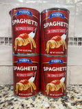 FOUR CANS Pampa Spaghetti Pasta 15.8 oz Can Tomato Sauce