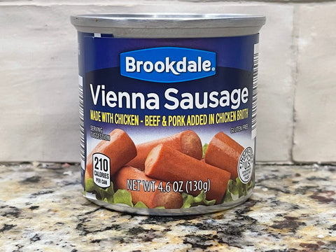 12 Cans of Brookdale Vienna Sausage Meat, 4.6 oz