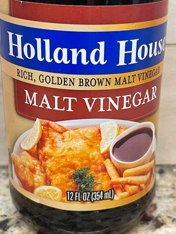 3 Bottles Holland House Malt Vinegar 12 oz golden fish chips