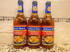 3 Bottles Holland House Marsala Cooking Wine 16 oz beef stroganoff