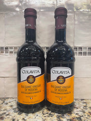 2 Bottles Colavita Balsamic Vinegar of Modena 17 oz Italy Bread Salad