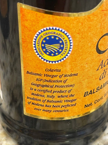 3 Bottles of Colavita Balsamic Vinegar of Modena, 8.5 oz