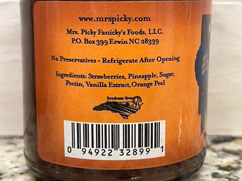 Mrs. Picky Fanicky's NC Sundae Mmm Marmalade 10 oz Jar