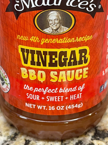 2 Bottles of Maurice's Piggie Park Vinegar BBQ Sauce, 16 oz