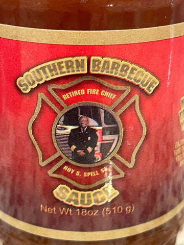 3 BOTTLES Southern Barbecue BBQ Sauce 18 oz Pork Fire Chief