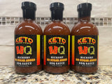 3 BOTTLES KETO Crafter's Hickory BBQ Sauce 19 oz Ribs Barbecue