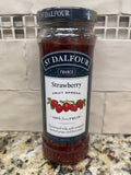 St Dalfour 100% Fruit Spread Strawberry 10 oz Jar Toast Jelly Preserves