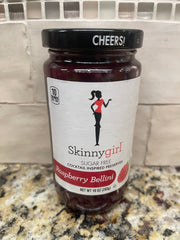 Skinnygirl Sugar Free Preserves Raspberry Bellini 10 oz Jar Toast Jelly Jam