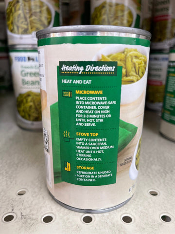 6 Cans of Food Lion French Cut Green Beans, 14.5 oz