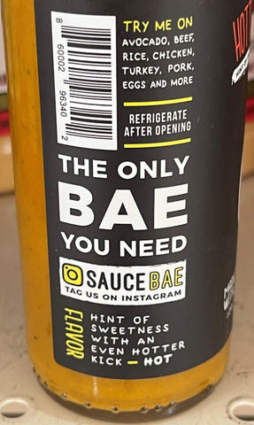 Sauce BAE Hotter Habanero Pepper Hot Sauce 5 Oz Tumeric