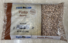 4 POUNDS BULK Food Lion Dried Pinto Beans Cleaned Protein