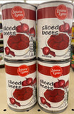 4 CANS Laura Lynn Sliced Beets 15 oz Can Vegetable Salad Juice