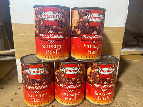 5 Hormel Mary Kitchen Sausage Hash Meat 14oz Can Breakfast Potatoes Brown