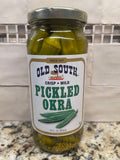 Old South Crisp MILD Pickled Okra 16 oz Jar Pickle Sauce Relish Salad