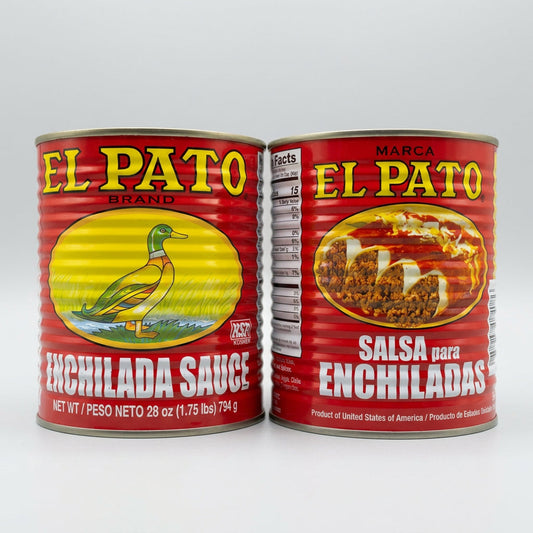 2 Cans of El Pato Red Chile Enchilada Sauce, 28 oz