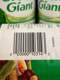 6 Cans Green Giant 3 Bean Salad 15 oz Can
