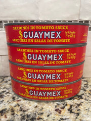 4 BIG CANS Guaymex Sardines in tomato sauce 15 oz Mexican