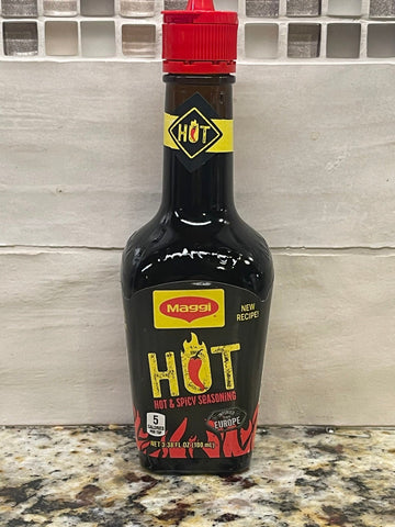 4 Bottles of Maggi Europe Hot & Spicy Liquid Seasoning, 3.38 oz