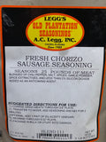 2 BAGS AC Legg’s Fresh Chorizo Sausage Seasoning 16 oz Blend Pork