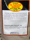 2 BAGS AC Legg’s Premium Brown Sugar Maple Sausage Seasoning 16 oz Blend