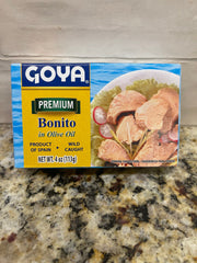 Goya Foods Premium Bonito in olive oil 4 oz Tuna Fish Albacore