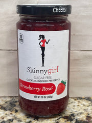 Skinnygirl Sugar Free Strawberry Rosé Cocktail Inspired Preserves 10 oz Jar