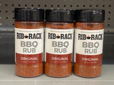 3 JARS Rib Rack Original BBQ Dry Rub Seasoning Spice 5.5 oz